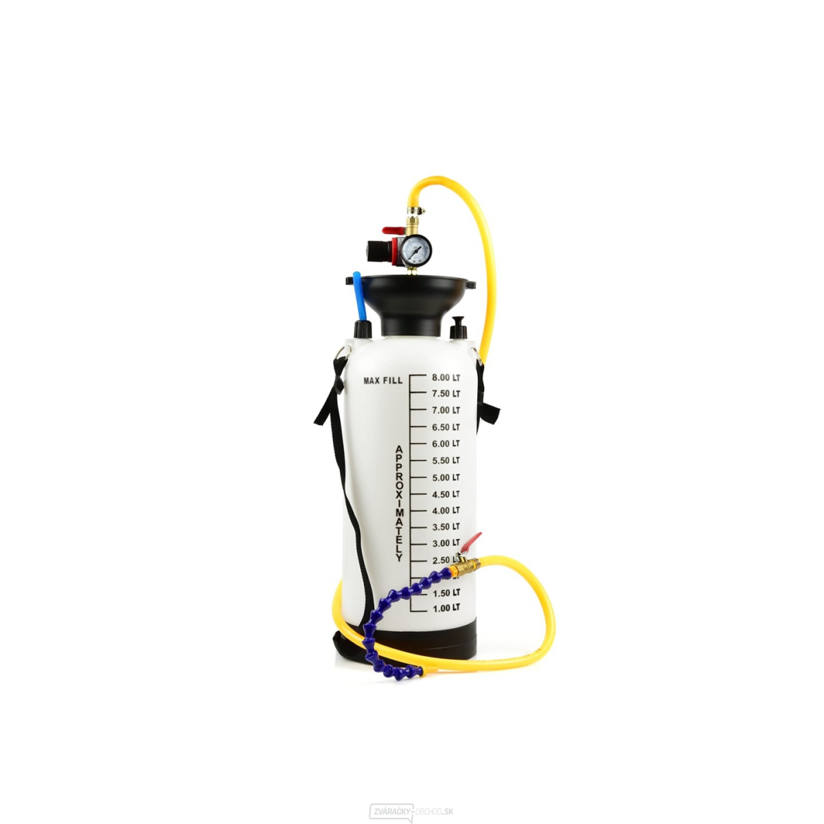 Dávkovač oleja - pneumatická plnička/plnička 8L