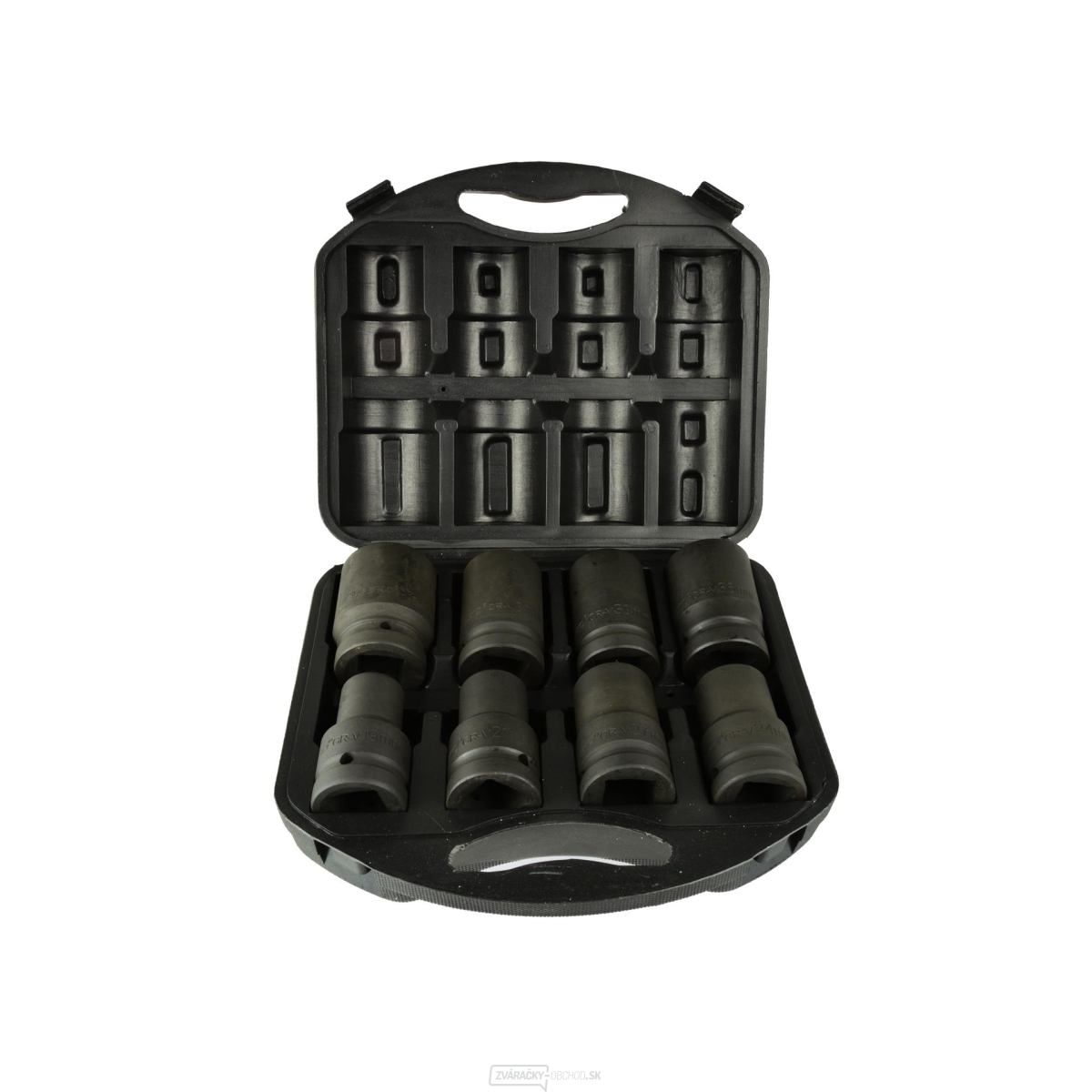 Nástrčné hlavice 1" 8ks a 19-41mm kľúče Geko G10074