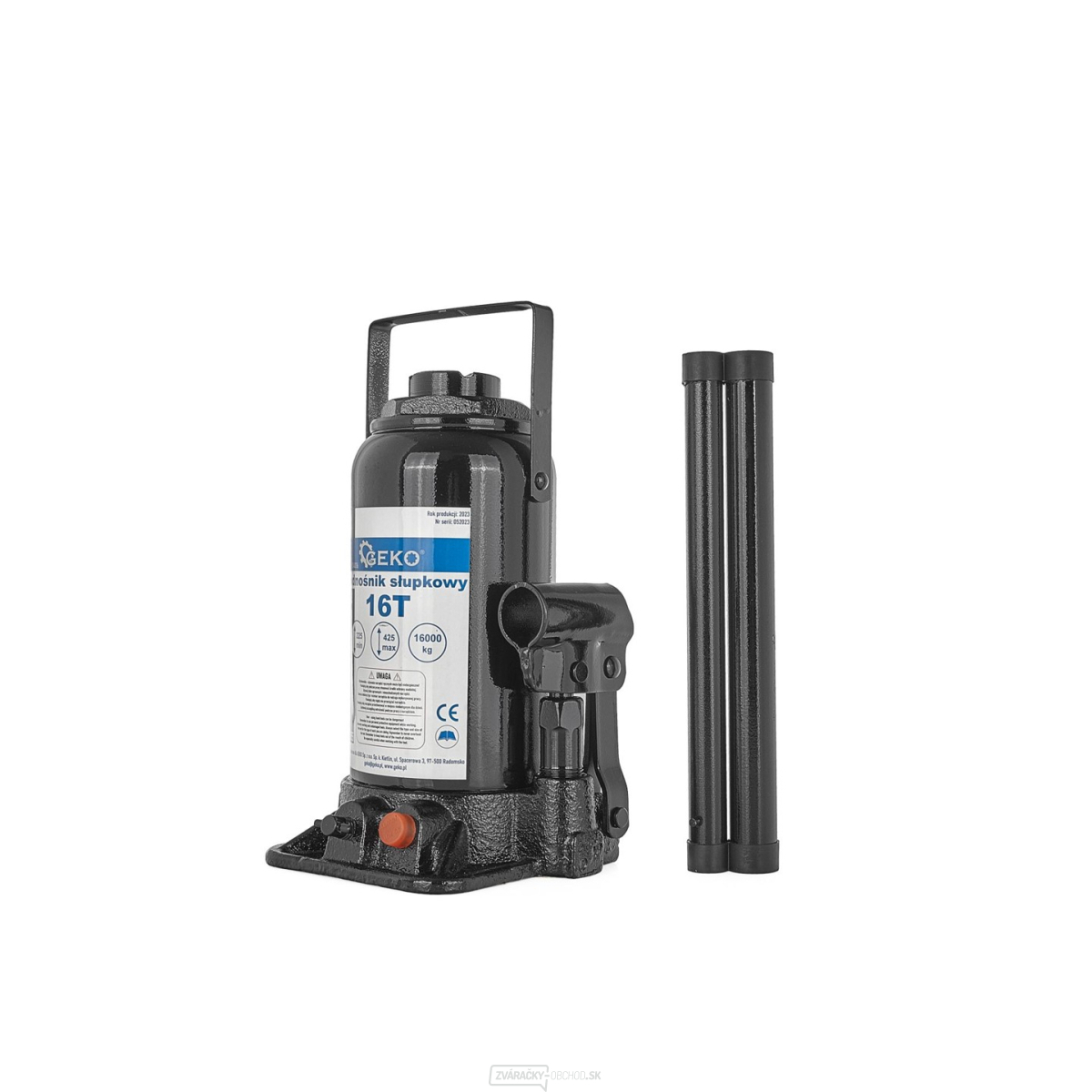 Hydraulický zdvihák 16t - bábika Geko G01055