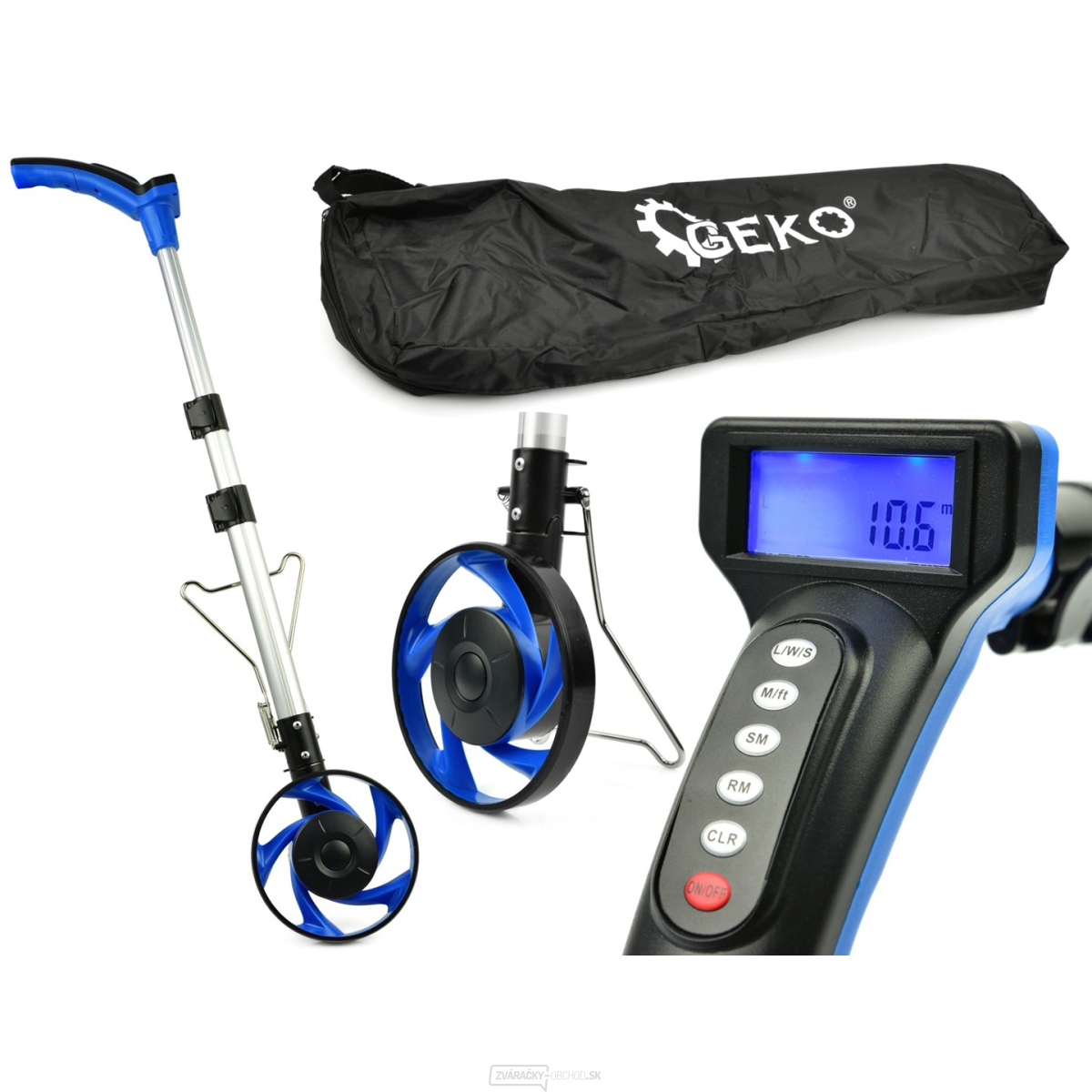 Koliesko na meranie vzdialenosti 0,1-10 000M Geko G15150