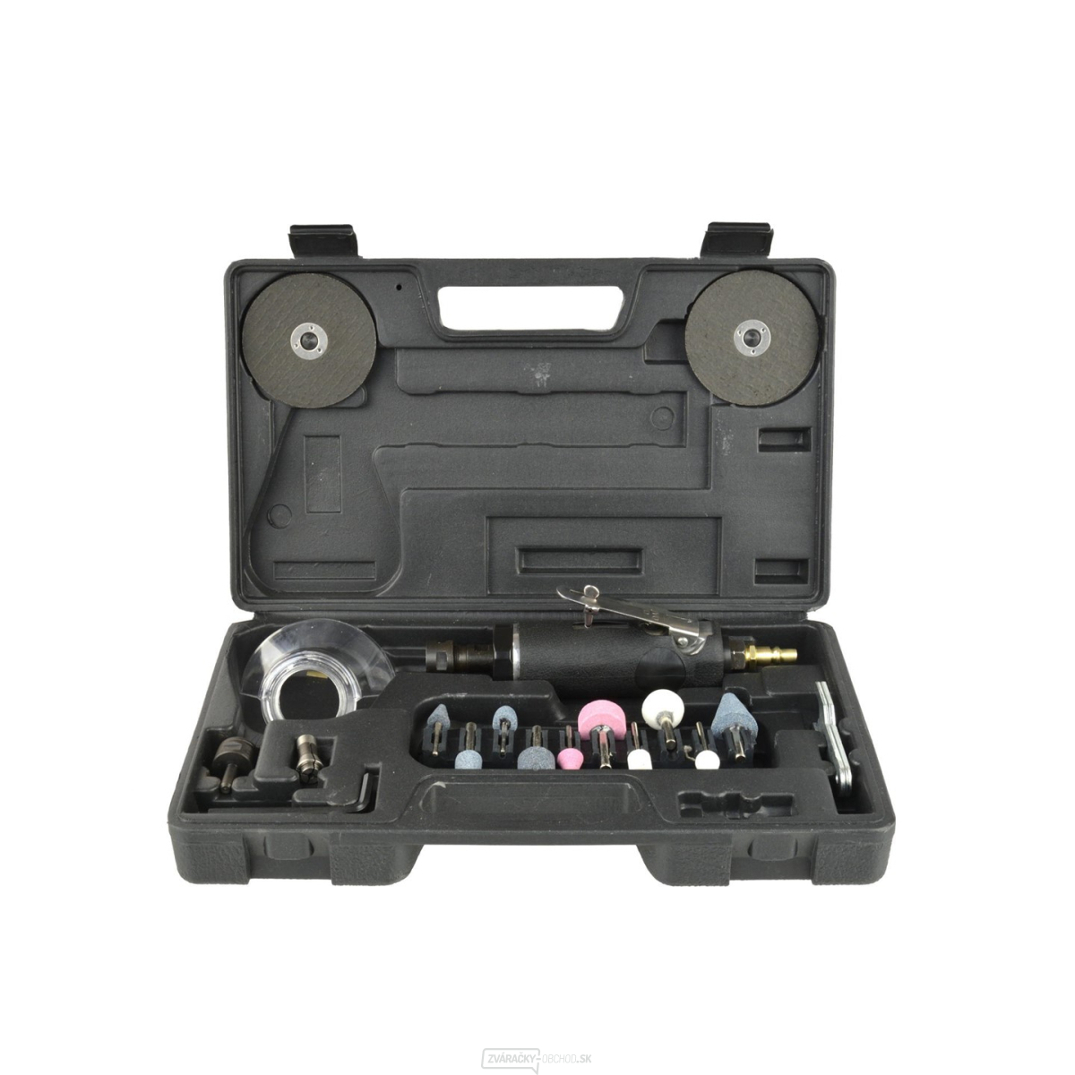 Pneumatická priama brúska s príslušenstvom Geko G03142