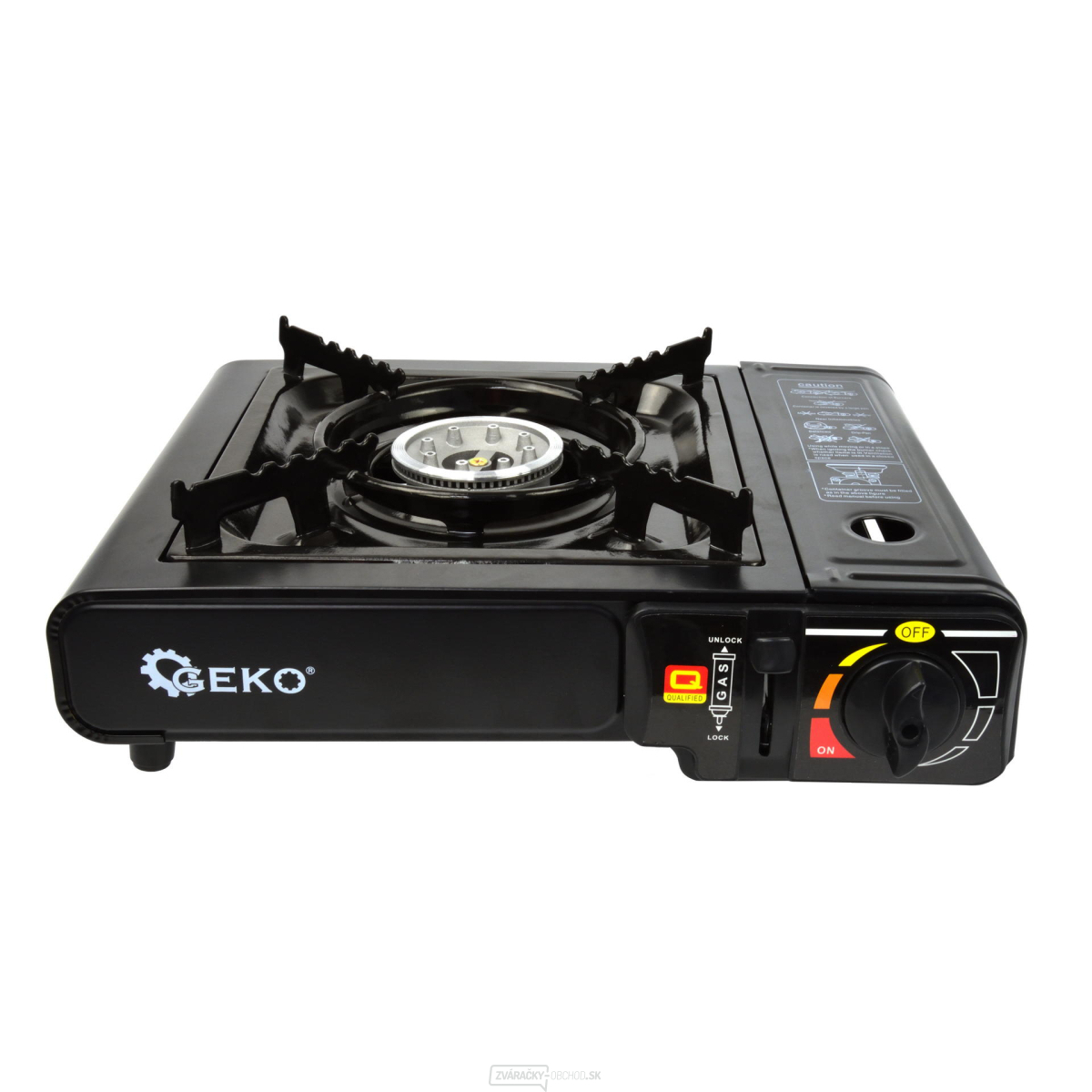 Plynový horák varič sporák + nadstavec na grilovanie Geko G80521