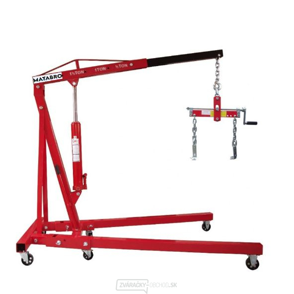 Zdvihák motora 2t žirafa s balancérom, Matabro