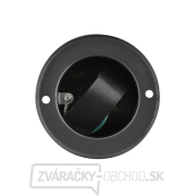 Solight záhradný stĺpik IP44, nerez oceľ, 2 zásuvky, valec, čierny náhled