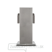 Solight záhradný stĺpik IP44, nerez oceľ, 2 zásuvky, hranol, strieborný náhled
