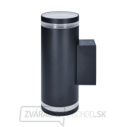 Solight LED vonkajšie nástenné osvetlenie Potenza, 2x GU10, čierna náhled