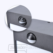 Solight LED vonkajšie nástenné osvetlenie Terni, 12W, 560lm, 3000K, PIR sensor náhled