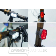 Solight set nabíjacích cyklo svietidiel, 160lm predné, zadné červená, Li-Ion, USB Náhľad