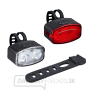 Solight set nabíjacích cyklo svietidiel, 160lm predné, zadné červená, Li-Ion, USB náhled