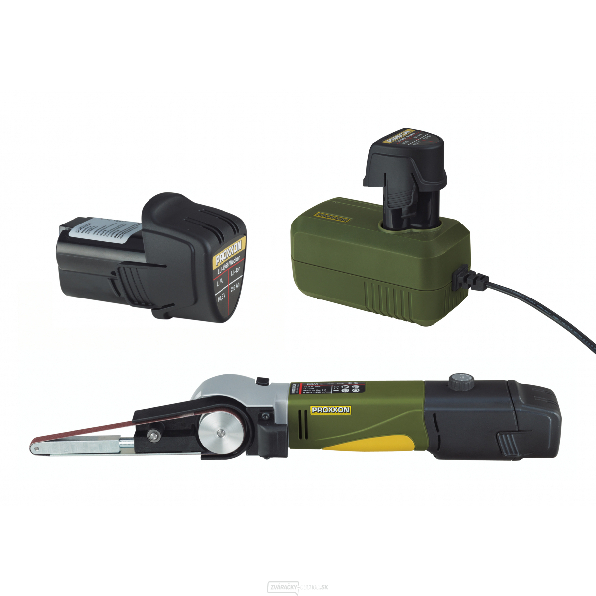 Aku pásová brúska BS/A - sada