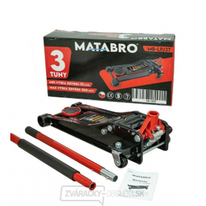 Nízkoprofilový hydraulický zdvihák (hever) s pojazdom, Matabro MB-LPJ3T Nízkoprofilový hydraulický zdvihák (hever) s pojazdom, Matabro MB-LPJ3T gallery main image