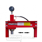 Hydraulický lis 20 t - dvojrýchlostná pumpa Matabro MB-P20TDP Hydraulický lis 20 t - dvojrýchlostná pumpa Matabro MB-P20TDP náhled