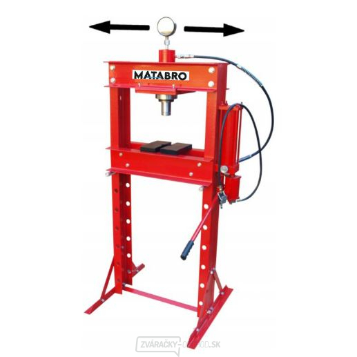 Hydraulický-pneumatický lis 30t s posuvným piestom Matabro MB-P30TAH
