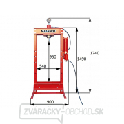 Hydraulický-pneumatický lis 30t s posuvným piestom Matabro MB-P30TAH Hydraulický-pneumatický lis 30t s posuvným piestom Matabro MB-P30TAH náhled