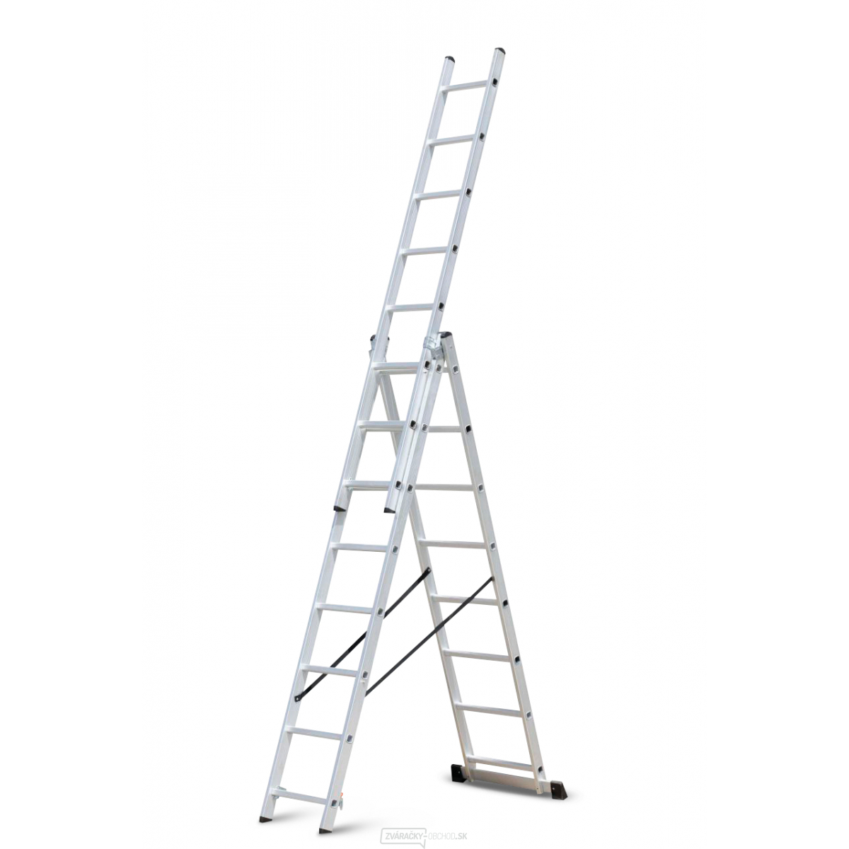 Rebrík hliníkový trojdielny 3x8 Procraft PLA3.508 