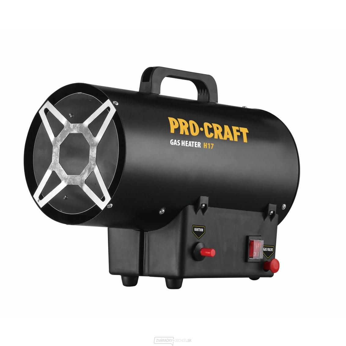 Plynový teplovzdušný ohrievač Procraft H17 