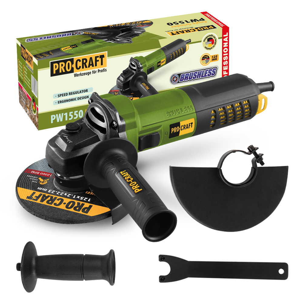 Brúska uhlová Procraft PW1550 | PW1550