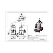 Kalové čerpadlo Elpumps BTSZ 400 do septiku s voľným prietokom Náhľad