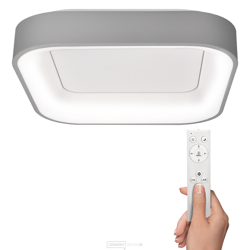 Solight LED stropné svetlo štvorcové Treviso, 48W, 2880lm