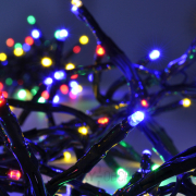 Solight LED vonkajšia vianočná reťaz s diaľkovým ovládaním a zvukovým senzorom Náhľad