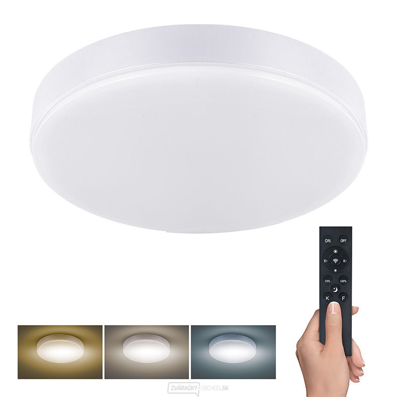 Solight LED osvetlenie LECCE s diaľkovým ovládačom, 50W, 3000lm, 40cm