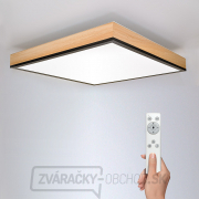 Solight LED stropné osvetlenie dekor dreva, 3000lm, 40W, 45x45cm Náhľad