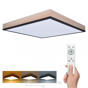 Solight LED stropné osvetlenie dekor dreva, 3000lm, 40W, 45x45cm