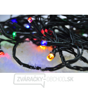 Solight LED vonkajšia vianočná reťaz, 300 LED, 30m, prívod 5m, 8 funkcií, časovač, IP44, viacfarebný gallery main image
