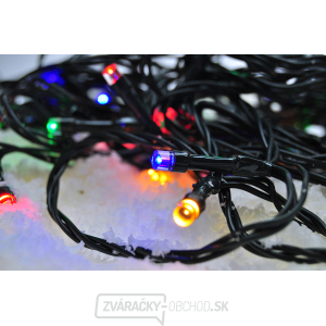 Solight LED vonkajšia vianočná reťaz, 300 LED, 30m, prívod 5m, 8 funkcií, časovač, IP44, viacfarebný