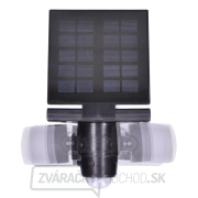 Solight LED solárne osvetlenie so senzorom, 8W, 600lm, Li-on, čierna náhled