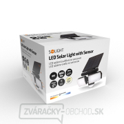 Solight LED solárne osvetlenie so senzorom, 8W, 600lm, Li-on, čierna náhled