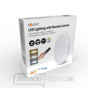 Solight LED osvetlenie LECCE s diaľkovým ovládačom, 36W, 2160lm, 30cm náhled