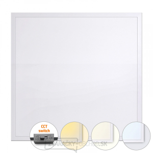 Solight LED svetelný panel Backlit 36W, 3960lm, 3000/4000/5000K, Lifud, 60x60cm