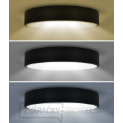 Solight LED stropné osvetlenie LECCE, 3CCT, 48W, 2900lm, 40cm, 3000/4000/6000K, čierna náhled