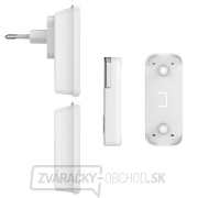 Solight 2x bezdrôtový zvonček, do zásuvky + batériový, 200m Náhľad