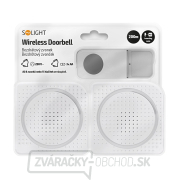 Solight 2x bezdrôtový zvonček, do zásuvky + batériový, 200m náhled
