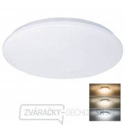 Solight LED stropné svetlo Plain, 3CCT, 36W, 2520lm, 3000K, 4000K, 6000K, okrúhle, 45cm gallery main image