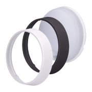 Solight LED vonkajšie osvetlenie so senzorom a nastaviteľnou CCT, 18W, 1350lm, 22cm, 2v1 - biely a čierny kryt Náhľad
