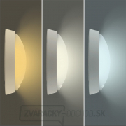 Solight LED vonkajšie osvetlenie so senzorom a nastaviteľnou CCT, 18W, 1350lm, 22cm, 2v1 - biely a čierny kryt Náhľad