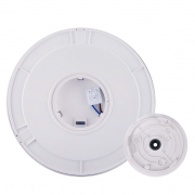 Solight LED vonkajšie osvetlenie so senzorom a nastaviteľnou CCT, 18W, 1350lm, 22cm, 2v1 - biely a čierny kryt náhled