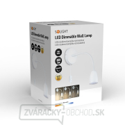 Solight LED nástenná lampička, stmievateľná, 4W, 280lm, 3000K, biela náhled