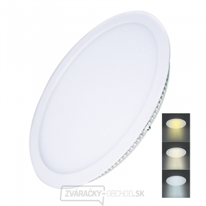 Solight LED mini panel CCT, podhľadový, 24W, 1800lm, 3000K, 4000K, 6000K, okrúhly gallery main image