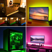 Solight LED WIFI smart RGB opasok pre TV, 4x50cm, USB Náhľad