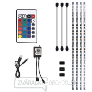 Solight LED WIFI smart RGB opasok pre TV, 4x50cm, USB náhled