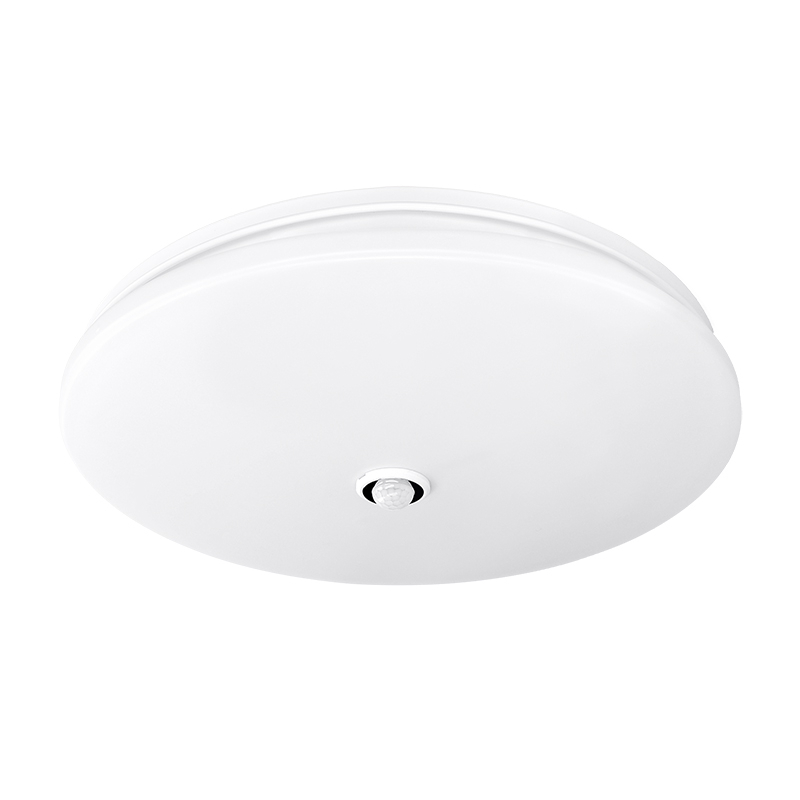 Solight LED stropné svetlo PLAIN s PIR sensorom, 18W, 1260lm, 3000K, okrúhle, 33cm