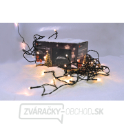 Solight LED vonkajšia vianočná reťaz, 400 LED, 20m, prívod 5m, 8 funkcií, IP44, teplá biela náhled