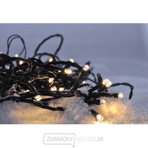 Solight LED vonkajšia vianočná reťaz, 400 LED, 20m, prívod 5m, 8 funkcií, IP44, teplá biela gallery main image
