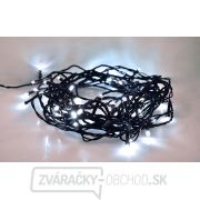 Solight LED vonkajšia vianočná reťaz, 400 LED, 20m, prívod 5m, 8 funkcií, IP44, studená biela náhled
