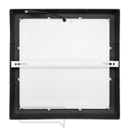 Solight LED mini panel CCT, prisadený, 24W, 1800lm, 3000K, 4000K, 6000K, štvorcový, čierna farba náhled