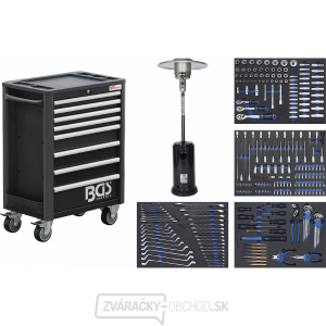 BGS 4208, Dielenský vozík Pro Exclusive | 8 zásuviek s 259 nástrojmi + 1 plynový ohrievač na terasu BGS 4208, Dielenský vozík Pro Exclusive | 8 zásuviek s 259 nástrojmi + 1 plynový ohrievač na terasu gallery main image